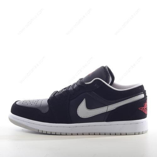Halvat Nike Air Jordan 1 Low ‘Musta Punainen Harmaa Valkoinen’ Kengät 553558-032