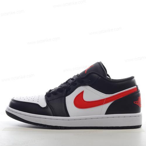 Halvat Nike Air Jordan 1 Low ‘Musta Punainen Valkoinen’ Kengät 554724-075