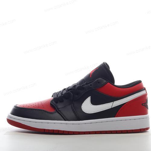 Halvat Nike Air Jordan 1 Low ‘Musta Valkoinen Punainen’ Kengät 553560-066