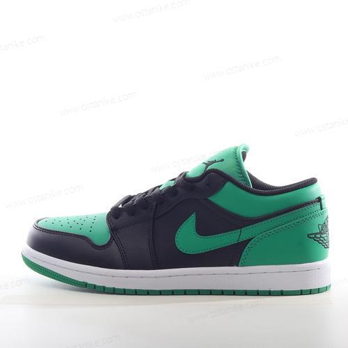 Halvat Nike Air Jordan 1 Low ‘Musta Vihreä Valkoinen’ Kengät 553560-065