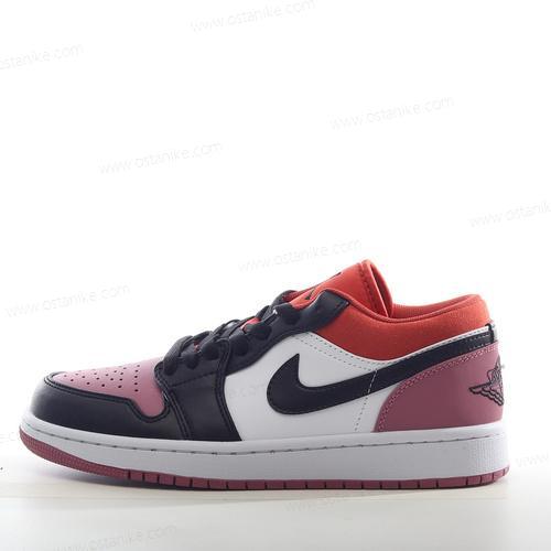 Halvat Nike Air Jordan 1 Low SE ‘Valkoinen Musta Vaaleanpunainen Punainen’ Kengät FB9907-102