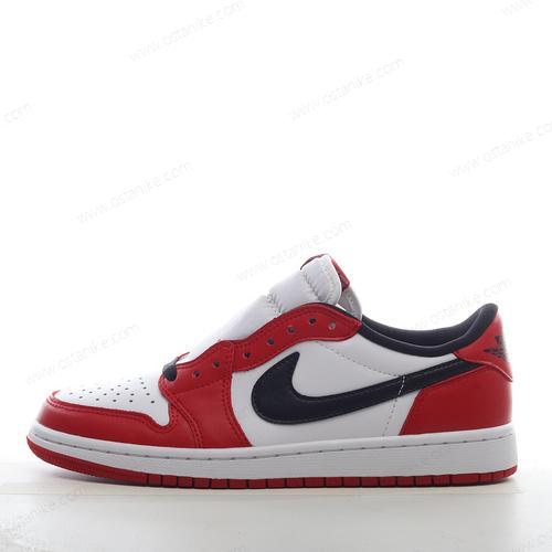 Halvat Nike Air Jordan 1 Low ‘Valkoinen Musta Punainen’ Kengät DC0774-160