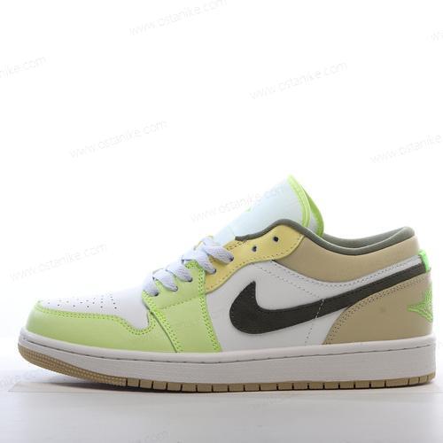 Halvat Nike Air Jordan 1 Low ‘Valkoinen Vihreä Kulta’ Kengät FD9906-131