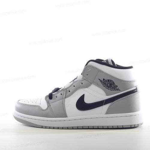 Halvat Nike Air Jordan 1 Mid ‘Harmaa Musta Valkoinen’ Kengät 554725-078