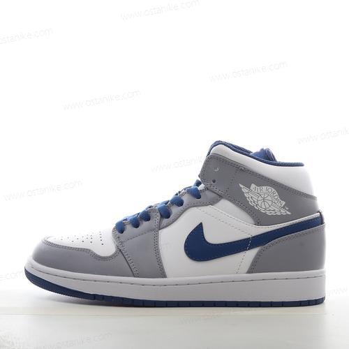 Halvat Nike Air Jordan 1 Mid ‘Harmaa Valkoinen Sininen’ Kengät DQ8423-014