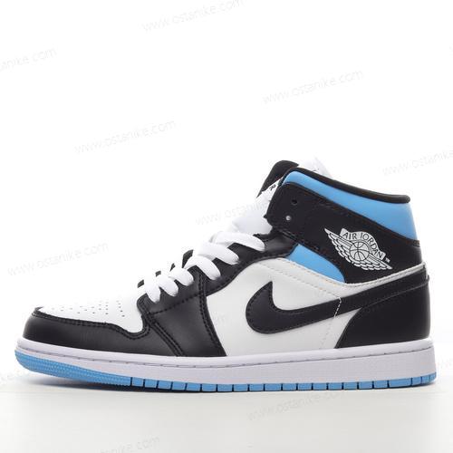 Halvat Nike Air Jordan 1 Mid ‘Musta Sininen’ Kengät BQ6472-102