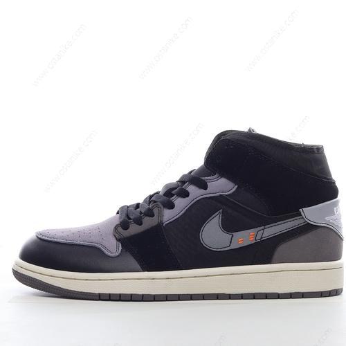 Halvat Nike Air Jordan 1 Mid SE ‘Musta Harmaa’ Kengät DV0436-001