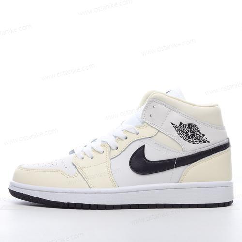 Halvat Nike Air Jordan 1 Mid ‘Valkoinen Musta’ Kengät BQ6472-121