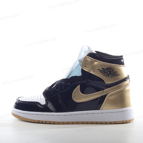 Halvat Nike Air Jordan 1 Retro High ‘Kulta Musta’ Kengät 861428-001