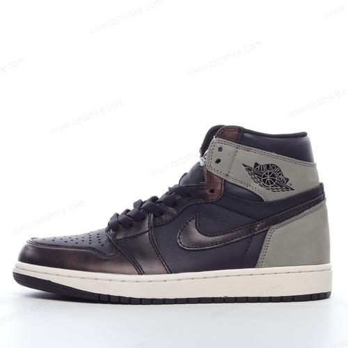 Halvat Nike Air Jordan 1 Retro High ‘Musta Harmaa’ Kengät 555088-033