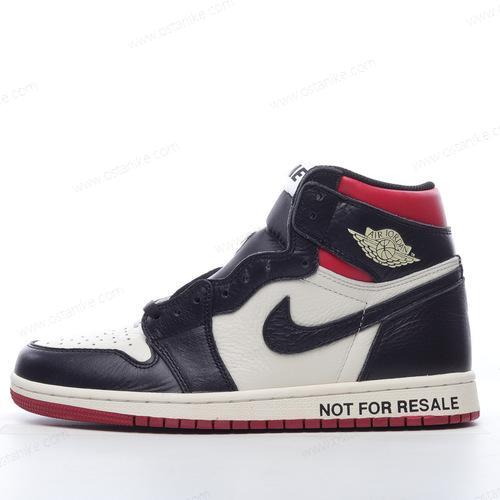 Halvat Nike Air Jordan 1 Retro High ‘Musta Punainen’ Kengät 861428-106