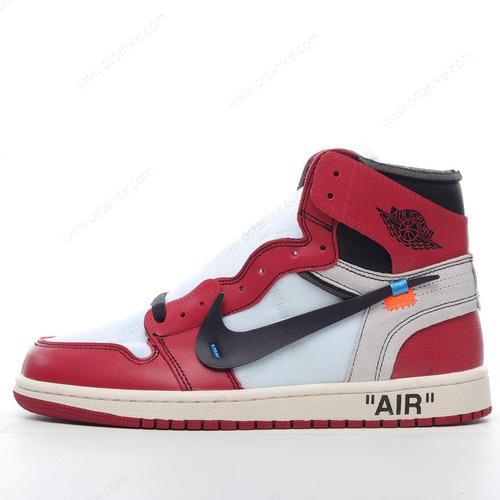 Halvat Nike Air Jordan 1 Retro High ‘Musta Valkoinen Punainen’ Kengät AA3834-101