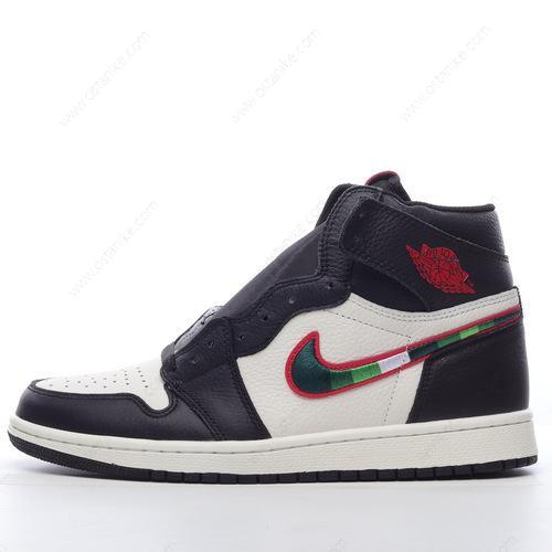 Halvat Nike Air Jordan 1 Retro High ‘Musta Vihreä’ Kengät 555088-015