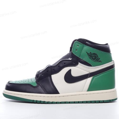 Halvat Nike Air Jordan 1 Retro High ‘Musta Vihreä’ Kengät 555088-302