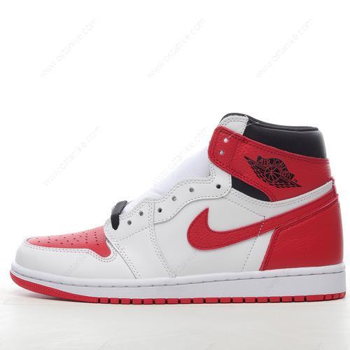 Halvat Nike Air Jordan 1 Retro High OG ‘Punainen Valkoinen’ Kengät 555088-161