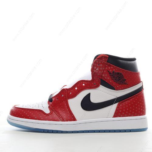 Halvat Nike Air Jordan 1 Retro High ‘Punainen Musta Valkoinen’ Kengät 555088-602