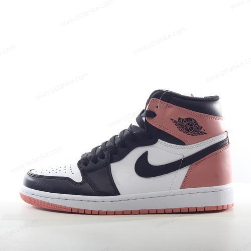 Halvat Nike Air Jordan 1 Retro High ‘Vaaleanpunainen Valkoinen Musta’ Kengät 861428-101