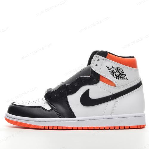 Halvat Nike Air Jordan 1 Retro High ‘Valkoinen Oranssi Musta’ Kengät 555088-180