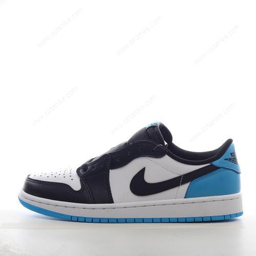 Halvat Nike Air Jordan 1 Retro Low OG ‘Valkoinen Tumma Powder Blue Musta’ Kengät CZ0790-104