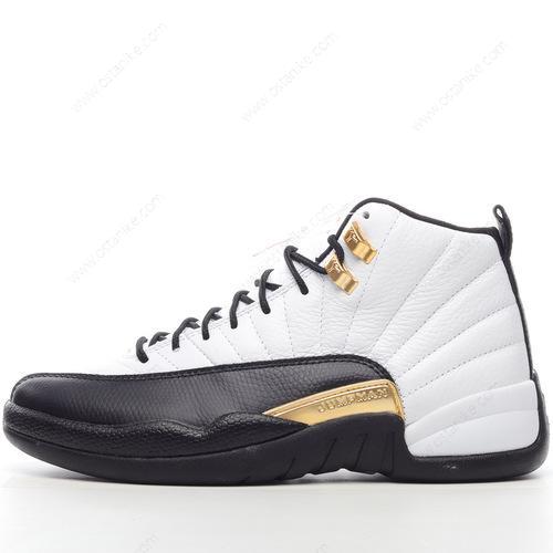Halvat Nike Air Jordan 12 Retro ‘Valkoinen Musta Kulta’ Kengät CT8013-170