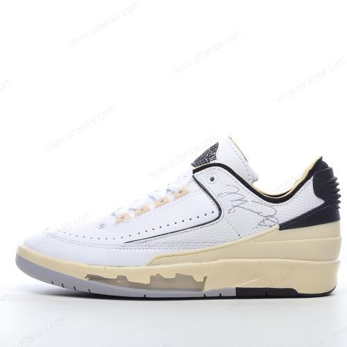 Halvat Nike Air Jordan 2 Low SP x Off-White ‘Valkoinen Musta’ Kengät DJ4375-101
