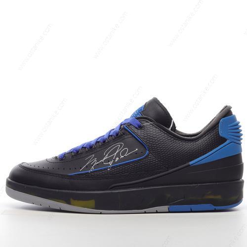 Halvat Nike Air Jordan 2 Retro Low SP x Off-White ‘Musta Sininen Harmaa’ Kengät DJ4375-004