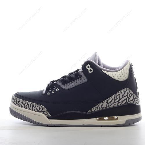 Halvat Nike Air Jordan 3 Retro ‘Laivastonharmaa Valkoinen’ Kengät 398614-401