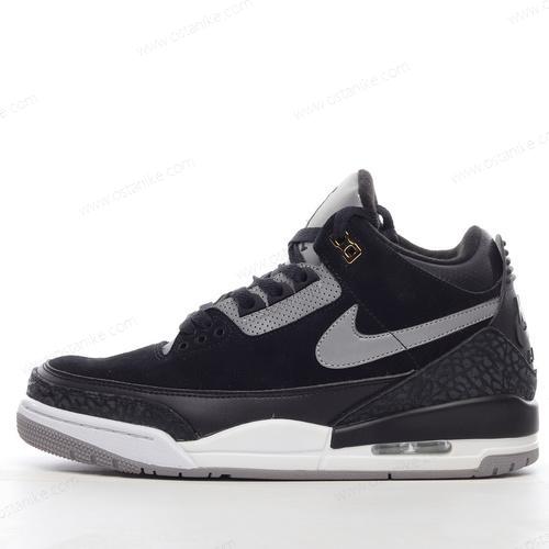 Halvat Nike Air Jordan 3 Retro ‘Musta Harmaa’ Kengät CK4348-007