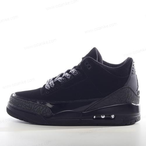 Halvat Nike Air Jordan 3 Retro ‘Musta’ Kengät 136064-002