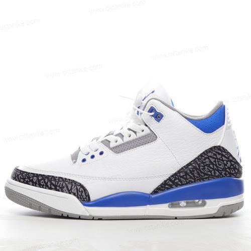 Halvat Nike Air Jordan 3 Retro ‘Valkoinen Harmaa Sininen’ Kengät CT8532-145