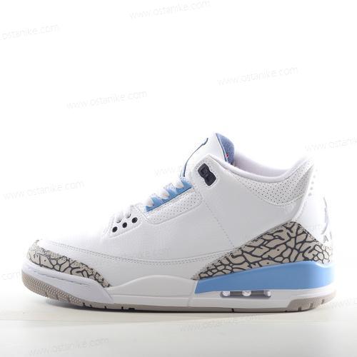 Halvat Nike Air Jordan 3 Retro ‘Valkoinen Sininen Harmaa’ Kengät CT8532-104