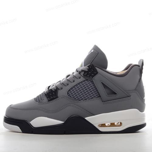 Halvat Nike Air Jordan 4 Retro ‘Harmaa Musta’ Kengät 408452-007