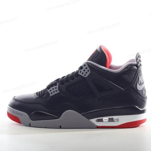 Halvat Nike Air Jordan 4 Retro ‘Musta Harmaa’ Kengät 136013-001