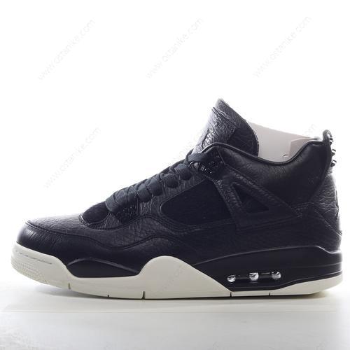 Halvat Nike Air Jordan 4 Retro ‘Musta’ Kengät 819139-010