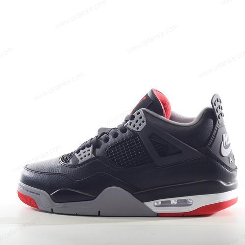 Halvat Nike Air Jordan 4 Retro ‘Musta Punainen’ Kengät BQ7669-006