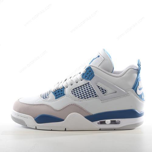 Halvat Nike Air Jordan 4 Retro ‘Pois Valkoinen Sininen Harmaa’ Kengät FV5029-141