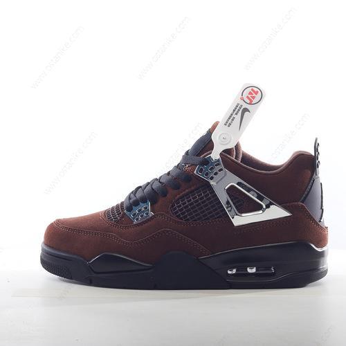 Halvat Nike Air Jordan 4 Retro ‘Ruskea Hopea’ Kengät