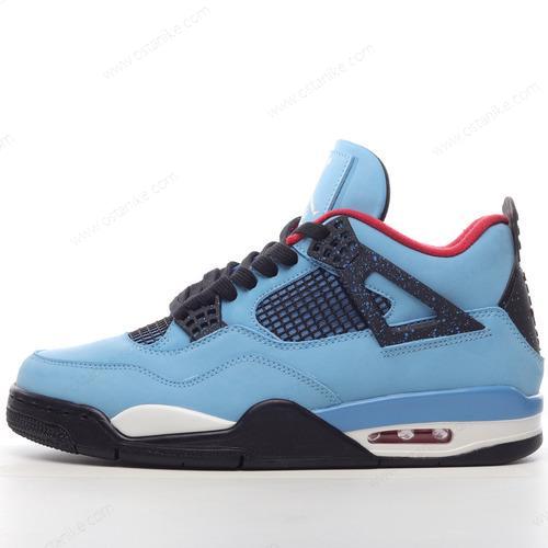 Halvat Nike Air Jordan 4 Retro ‘Sininen Musta Punainen’ Kengät 308497-406