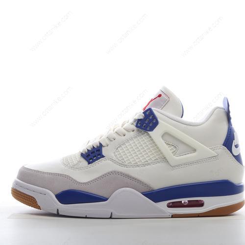 Halvat Nike Air Jordan 4 Retro ‘Valkoinen Harmaa Sininen’ Kengät DR5415-102