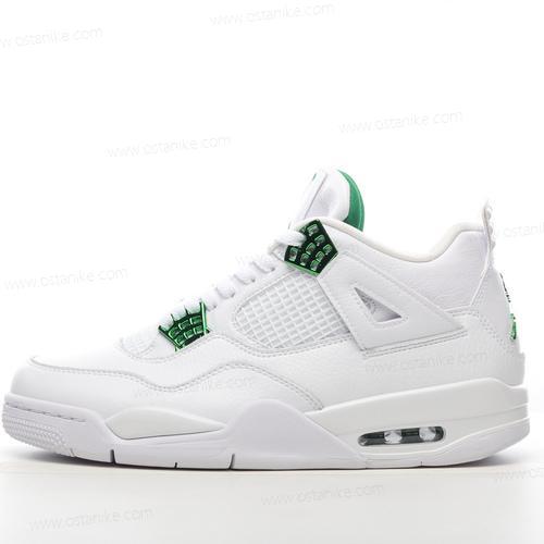 Halvat Nike Air Jordan 4 Retro ‘Valkoinen Vihreä’ Kengät 308497-101