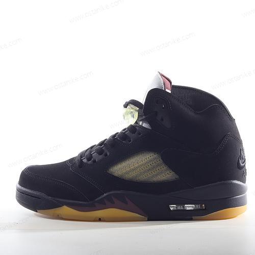 Halvat Nike Air Jordan 5 Retro ‘Musta Hopea’ Kengät 136027-001