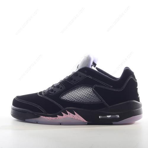 Halvat Nike Air Jordan 5 Retro ‘Musta Valkoinen Vaaleanpunainen’ Kengät DX4355-015