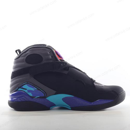 Halvat Nike Air Jordan 8 Retro ‘Musta Sininen’ Kengät 305368-025