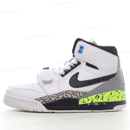 Halvat Nike Air Jordan Legacy 312 ‘Valkoinen Musta Harmaa Vihreä’ Kengät AQ4160-107