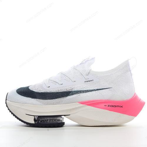 Halvat Nike Air Zoom AlphaFly Next ‘Valkoinen Musta Vaaleanpunainen’ Kengät DD8877-100
