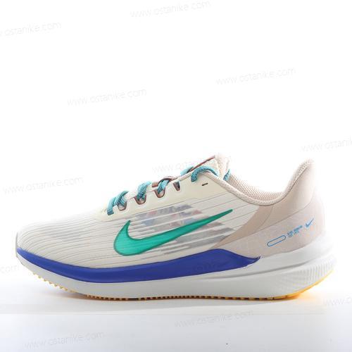 Halvat Nike Air Zoom Winflo 9 Premium ‘Valkoinen Sininen Harmaa Vihreä’ Kengät DV8997-100