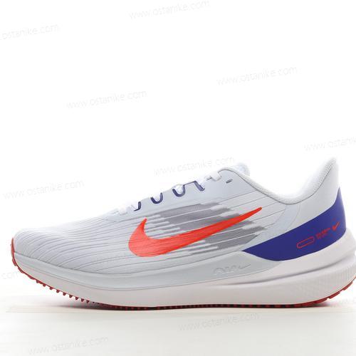 Halvat Nike Air Zoom Winflo 9 ‘Valkoinen Sininen Oranssi’ Kengät DD6203-006