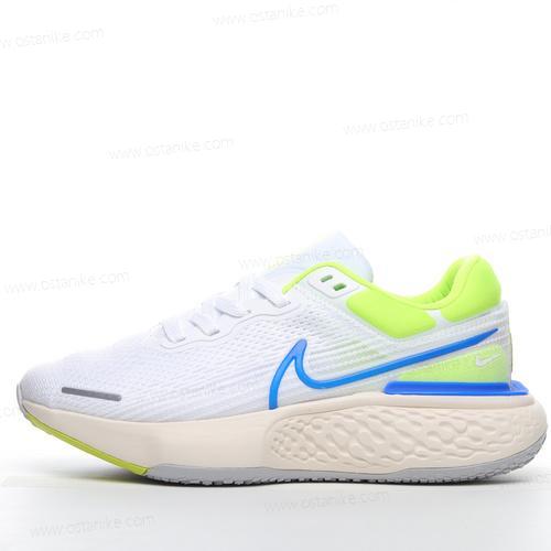Halvat Nike Air ZoomX Invincible Run Flyknit ‘Valkoinen Sininen Vihreä’ Kengät CT2228-101
