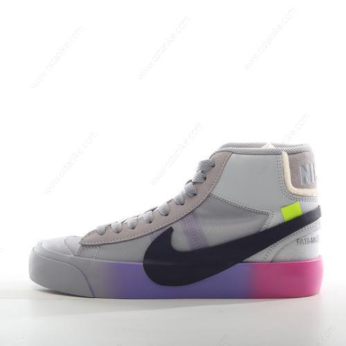 Halvat Nike Blazer Mid ‘Harmaa Puhdas Musta’ Kengät AA3832-002