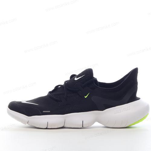 Halvat Nike Free RN 5 ‘Musta Valkoinen’ Kengät AQ1316-003